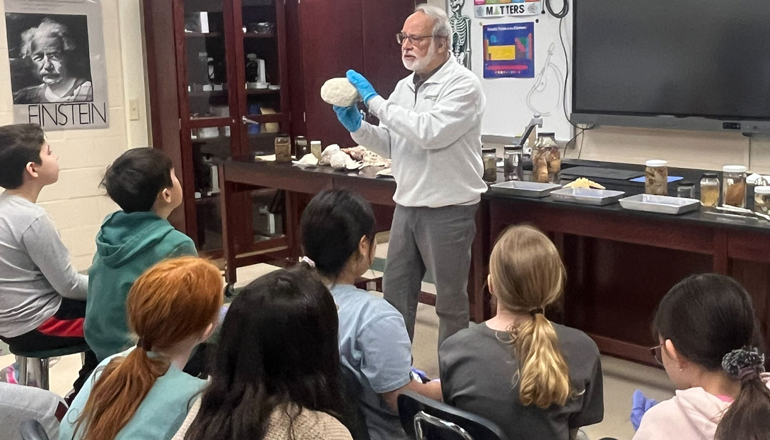 Dr. Robert Prezant, President of FSC, giving a Visiting Scholars presentation