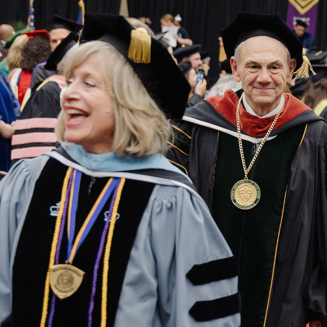 Laura Joseph and Dr. Nader, ex president of FSC