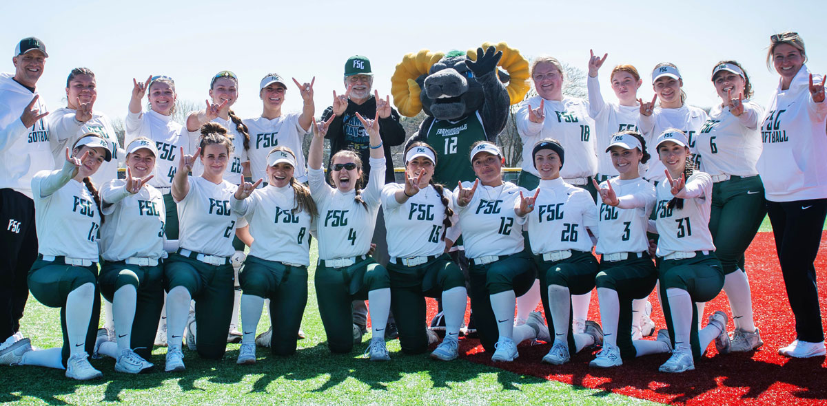 The FSC women's softball team
