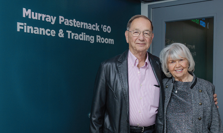 Murray Pasternack Finance and Trading Room